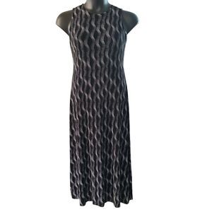 Ronni Nicole by Ouida Women's Black White Sleeveless Stretch Sheath Dress Size 6